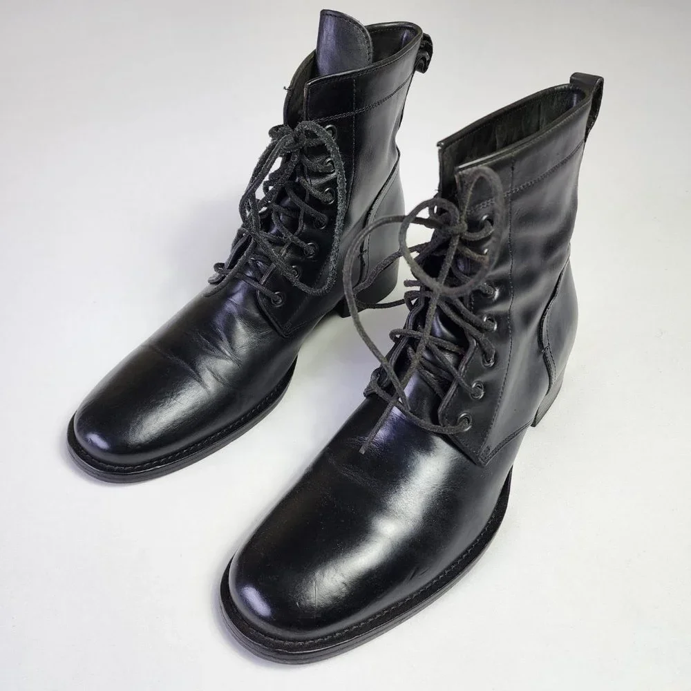 Buttero B1101 Black Leather Ankle Boots Made in Italy 41.5 - Picture 2 of 15